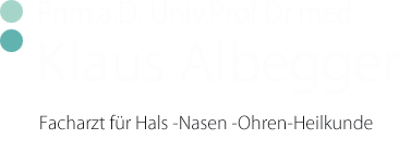 Prim.a.D. Univ.Prof.Dr.med. Klaus Albegger